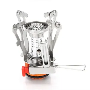 HongQiang Portable Stove Aluminum Alloy Mini Camping Outdoors Needed Foldable Stove