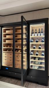 Contrôle d'humidité de cabinet à deux zones sur mesure <span class=keywords><strong>pour</strong></span> l'âge du cigare et la gestion de la température <span class=keywords><strong>pour</strong></span> la <span class=keywords><strong>cave</strong></span> à <span class=keywords><strong>vin</strong></span> - Product Image 4