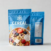 Sachet en plastique personnalisé de haute qualité, imprimé, pour céréales, granola et flocons d'avoine, idéal pour un petit-déjeuner sain