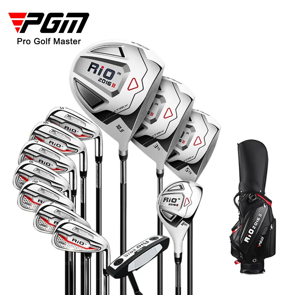 PGM RIO II serİsİ 12 adet Golf kulüpleri komple Set ile adam için büyük kapasiteli Golf çantası