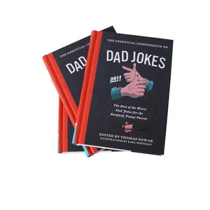 Imprimante 3d à impression personnalisée, papier et carton à couverture rigide King Fu, vente en gros, chine, blagues de pères, impression de livres
