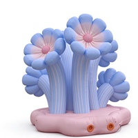 Fleur gonflable géante d'extérieur, groupe de marguerites gonflables colorées pour centre commercial, parc à thème et décoration de toile de fond d'événements