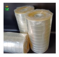 Rouleau de cerclage thermofusible avec logo personnalisé avec film OPP plastique transparent pour machine à cercler automatique