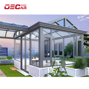 Moderne professionnel <span class=keywords><strong>en</strong></span> aluminium mobile véranda dôme toiture pliable autonome serre utilisation extérieure Villas <span class=keywords><strong>acier</strong></span> - Product Image 3