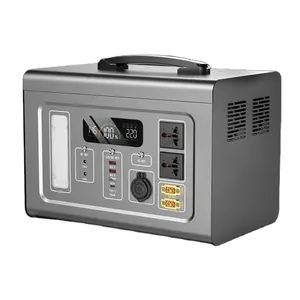 Generator Tenaga Surya Rumah 110V 220V 1500 Watt Luar Ruangan Portabel Power Station 1500 W Solar Camping Power Supply