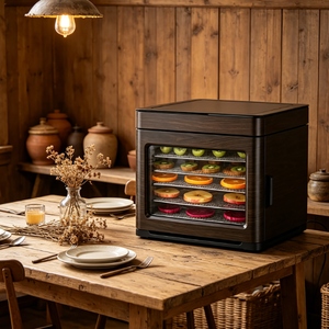 Deshidratador <span class=keywords><strong>de</strong></span> Alimentos <span class=keywords><strong>de</strong></span> Acero Inoxidable con Acabado Madera, Versión Premium, con Pantalla Digital, Libre <span class=keywords><strong>de</strong></span> BPA - Product Image 6