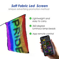 Tapis volant magique pour drone, écran LED couleur intégrale en tissu souple pour spectacles et publicité