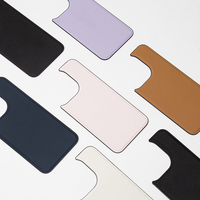 Accessoires de Téléphone Mobile : Étui Magnétique de Luxe en Cuir avec Coque Arrière PC Détachable pour iPhone 15 Pro