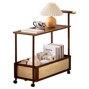 Multifunctional trolley, simple bedside table, integrated small mobile <b>side</b> table, bedside <b>cabinet</b>, home use bedside storage - Product Image 5