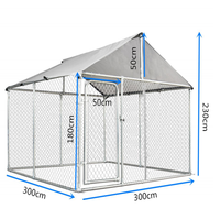 Grand chenil extérieur pour chien/maison robuste pour chien