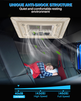 Nueva energía solar autocaravana minivans van caravana autobús coche 12V 24V camión techo aire acondicionado