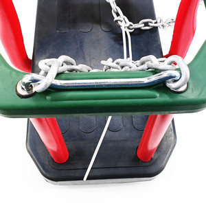 Asiento de columpio para niños pequeños con respaldo alto, columpio verde para niños - Product Image 4