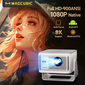 โปรเจคเตอร์อัจฉริยะ HY350 รุ่นใหม่ปี 2026 รองรับความละเอียด 8K 4K 1080p LED ระยะฉายสั้น ขนาดเล็ก พร้อมลำโพงในตัว พกพาสะดวก - Product Image 4