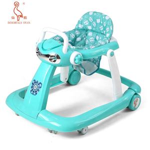 Roues universelles multifonctions anti-renversement Voiture pliante en plastique pour tout-petits Trotteur avec roues et siège - Product Image 6