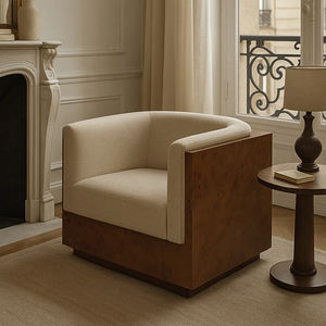 <span class=keywords><strong>Fauteuil</strong></span> inclinable rétro d'hôtel nordique, bois de ronce, salon, <span class=keywords><strong>fauteuil</strong></span> de détente, <span class=keywords><strong>fauteuil</strong></span> moderne, <span class=keywords><strong>club</strong></span>, café, bistrot, <span class=keywords><strong>fauteuil</strong></span> d'appoint - Product Image 2