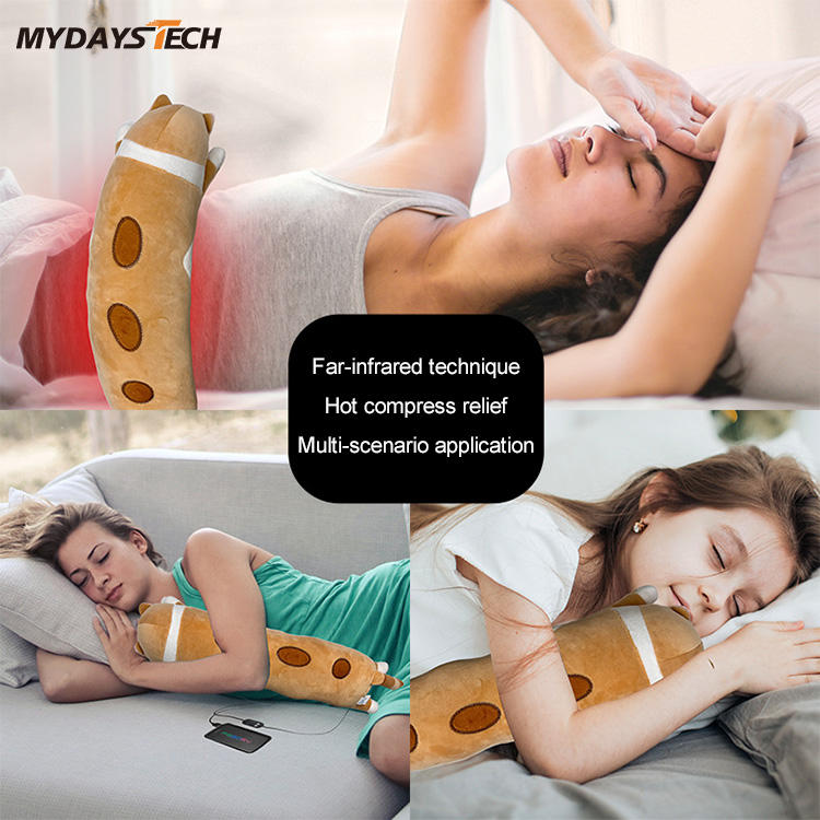 Mydays Tech Multifunctional Five Temperature Settings USB Powered Heating Plush Toys for Office Bedroom Sofa Car