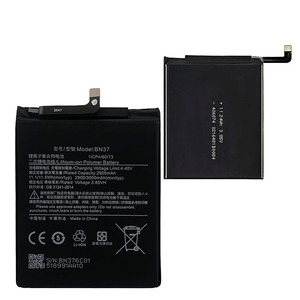 Batterie de téléphone portable BN37 3000mah noire de haute qualité pour Xiaomi, compatible avec Redmi6 6A, en stock - Product Image 1