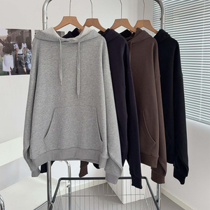 Felpa con Cappuccio <span class=keywords><strong>Oversize</strong></span> da <span class=keywords><strong>Donna</strong></span> di Alta Qualità su Misura, Manica Lunga, Lavaggio Acido, Tie-Dye, <span class=keywords><strong>Abbigliamento</strong></span> Invernale Nuovo Stile - Product Image 5