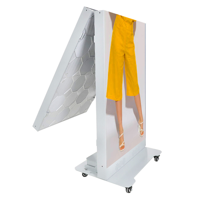 eagerled Foldable Led Poster Display Cob P1.25 P1.53 P1.86 Standing Led Poster Screen