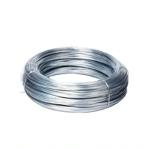 Fios de revestimento de zinco para cabos de aço galvanizados, fio galvanizado de calibre 25 de 0.3 mm mergulhado a quente, qualidade superior