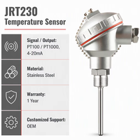 Teknologi k jenis suhu termokopel Pt100 4-20mA output suhu tinggi