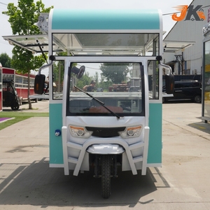 Tricycle <span class=keywords><strong>motorisé</strong></span> à trois roues pour la vente de nourriture, avec barbecue à gaz et glacière, pour une navigation facile dans les rues et les cours urbaines très fréquentées - Product Image 3