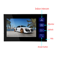Système de contrôle d'accès de sécurité d'interphone vidéo filaire haute définition pour Villa Office Home