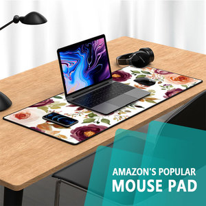 Sanxing Floral <b>Mouse</b> Pad 700x300x4mm Natural Rubber Office Desk Pad Art Design Rectangular Shape Waterproof Edge - Product Image 3
