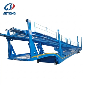 Semi-<span class=keywords><strong>remorque</strong></span> en acier AOTONG pour camion, 8/10 unités, 40T avec train de roulement Jost à double vitesse 12r22.5 - Product Image 5