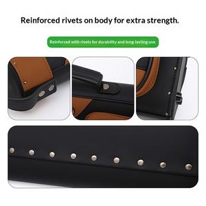 Estuche para Taco de Billar de 6 Orificios, 1 y 2 Piezas, Cabeza Grande, Cuero PU, Gran Capacidad, Impermeable - Product Image 6