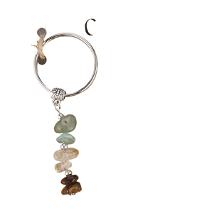 Cuentas <span class=keywords><strong>de</strong></span> ágata <span class=keywords><strong>de</strong></span> cristal Daisy Fangy, llavero sencillo tejido a mano, regalo festivo, accesorio <span class=keywords><strong>de</strong></span> nicho - Product Image 4