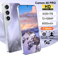 Nouveau Camon 40 Version Globale 5G Débloqué Smartphones Android Double SIM Camon 40 Pro Téléphones Portables Originaux