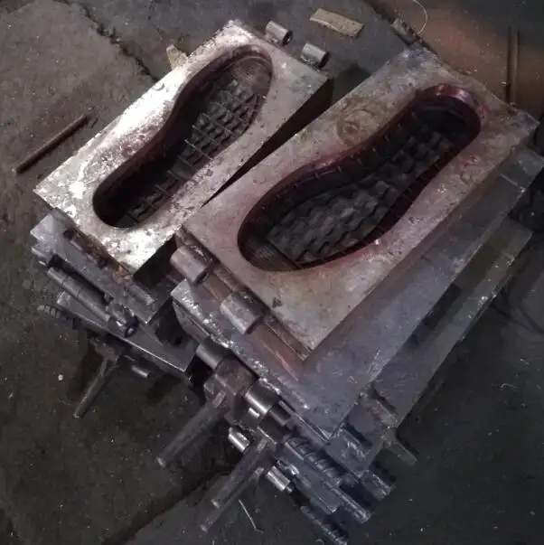 Video!! Einzigen farbe PVC,TPU,TR schuhe sohle injection mould, eine farbe schuh sohle mold verwendet auf dreh einzige, der maschine