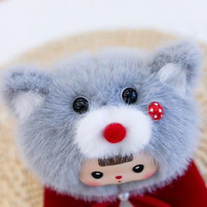 Auténticas Muñecas de Peluche de las <span class=keywords><strong>Tres</strong></span> Hermanas, Caperucita Roja y la Loba, de Algodón PP, Compañeras de Aprendizaje para Bebés, Juguetes de Moda - Product Image 3