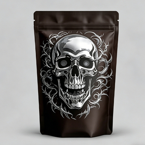 Wholesale Customized Stand Pouch Plastic Bags 3.5g 7g 14g 28g Full-Color Printed Polyester Anti-Odor Heat Seal for Salad Cakes - Product Image 4