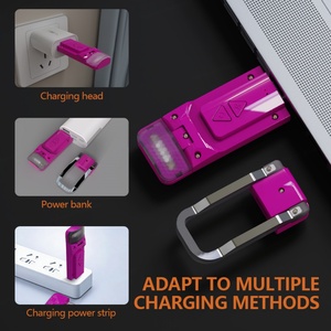 ไฟอ่านหนังสือแบบหนีบ EGH Bedtime Reading Companion 500mAH พกพาสะดวก สีชมพูแดง ใช้พอร์ต USB - Product Image 2