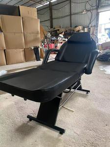Camilla de Belleza Reclinable de 3 Secciones Ajustables en Cuero PU con Taburete con Ruedas, Mesa Multifuncional para Tatuajes, Pestañas y Masajes Faciales - Product Image 2