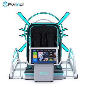 Playstations phim máy 360 vr trò chơi 9D VR 360 đôi roller coaster xoay chụp VR trò chơi Arcade - Product Image 4