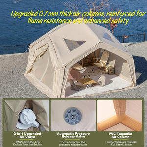 Tente gonflable <span class=keywords><strong>d</strong></span>'extérieur Coody Hub Station Air - Beige, 4 saisons, 3-5 personnes, camping, voyage, <span class=keywords><strong>prix</strong></span> <span class=keywords><strong>d</strong></span>'usine - Product Image 6