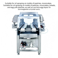Machine de graissage pour moules de boulangerie en acier inoxydable 304 anti-corrosion, machine industrielle de pulvérisation d'huile alimentaire