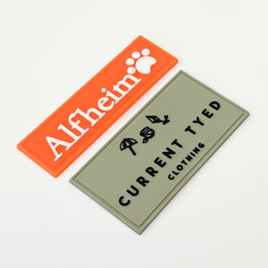 Étiquettes en PVC de luxe en gros pour usine, logo de marque personnalisé, patchs en caoutchouc de silicone 3D gaufrés à coudre, motifs floraux et alphabétiques pour chapeaux - Product Image 6