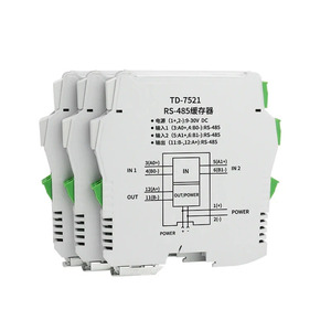Repetidor de amplificación de datos con aislamiento fotoeléctrico mejorado, amplificador de grado industrial RS485, 1 entrada y 4 salidas, antiinterferencias - Product Image 2
