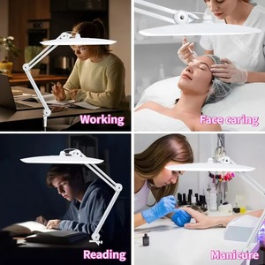 <span class=keywords><strong>Lampe</strong></span> de bureau LED 19 pouces avec bras articulé en métal, protection oculaire, pour extensions de cils, 117 LED pour manucure, lecture et travail - Product Image 3