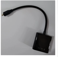 Convertisseur Micro vers VGA, câble de conversion vidéo Micro vers VGA, 1080P, 0,2 mètre.