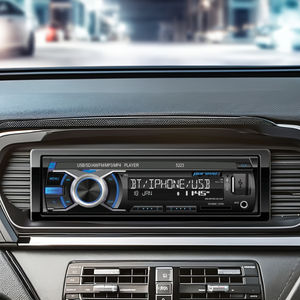 Reproductor de <span class=keywords><strong>MP3</strong></span> para coche 1Din, pantalla LCD frontal, función estéreo estándar del <span class=keywords><strong>mercado</strong></span>, transmisor FM BT USB AUX SD, cargador de coche FM/AM/RDS/DAB + - Product Image 2