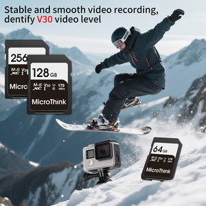 MicroThink de alta velocidad 64GB <span class=keywords><strong>128GB</strong></span> 256GB 512GB Tarjeta de memoria SD Cámara compatible Coche DVR Impresora 3D con 4K Clase <span class=keywords><strong>10</strong></span> - Product Image 5