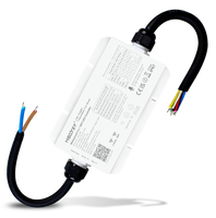 Contrôleur LED WiFi intelligent 5 en 1 - Étanche IP67, 12-36V 20A, pour bandes LED RGB/RGBW/CCT, compatible avec l'application Tuya et la télécommande
