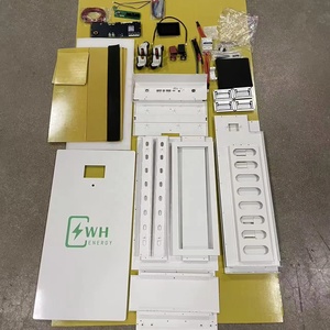 กล่องแบตเตอรี่โลหะทรงปริซึม WH ปรับแต่งโลโก้ได้ 48V/51.2V 280Ah/320Ah/314Ah 15kWh พร้อมจอ LCD แสดงผล BMS ติดตั้งง่าย ชุด DIY - Product Image 1