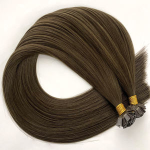 Cabello Virgen de Doble Trama de <span class=keywords><strong>Alta</strong></span> Calidad, Precio de Fábrica al por Mayor 2026 # Extensiones de Cabello con <span class=keywords><strong>Punta</strong></span> Plana/Redonda de 7 Colores, Vendidas en el <span class=keywords><strong>Mercado</strong></span> de <span class=keywords><strong>Alta</strong></span> Gama. - Product Image 3