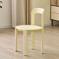 Fauteuil de salon moderne, chaise de salle à manger en bois massif, style nordique, avec pieds en bois